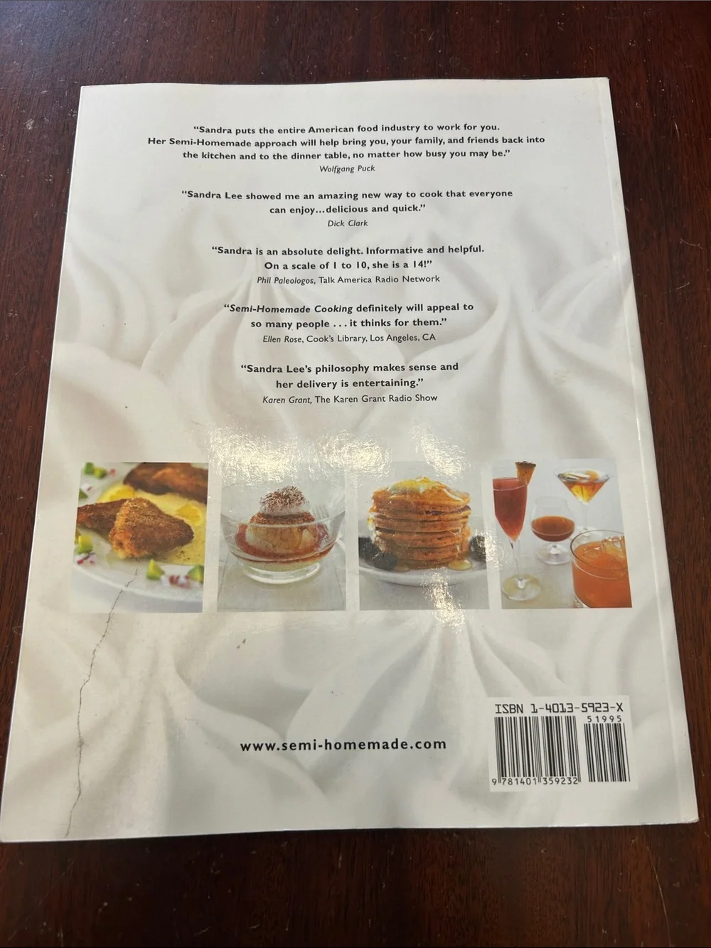 Sandra Lee Semi-Homemade Cooking Cookbook EUC